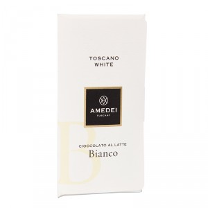 Amedei Bianco innehåller 29% kakao.