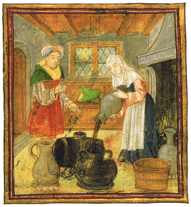 Hur man tar hand om vin. Medeltid, England ca 15-1600-tal