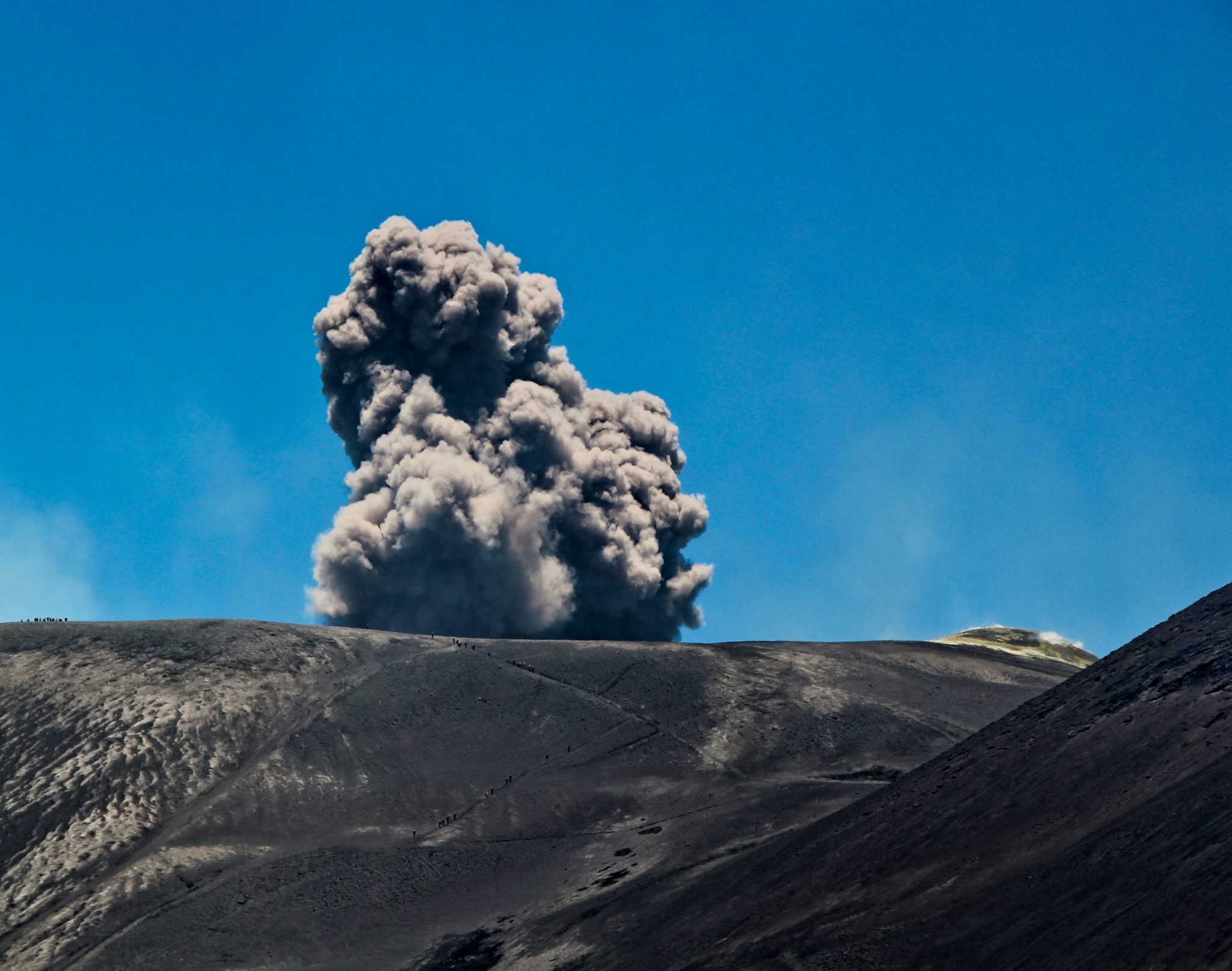 Famous volcano. Popular Volcano.